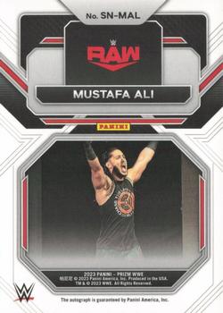 2023 Panini Prizm WWE - Sensational Signatures #SN-MAL Mustafa Ali Back