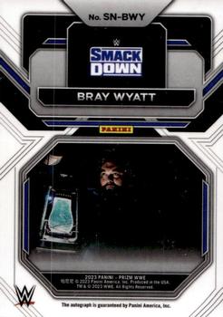 2023 Panini Prizm WWE - Sensational Signatures #SN-BWY Bray Wyatt Back