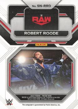 2023 Panini Prizm WWE - Sensational Signatures #SN-RRD Robert Roode Back
