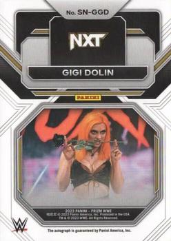 2023 Panini Prizm WWE - Sensational Signatures #SN-GGD Gigi Dolin Back