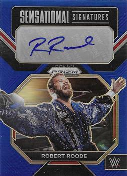 2023 Panini Prizm WWE - Sensational Signatures Prizms Blue #SN-RRD Robert Roode Front