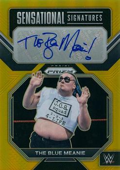 2023 Panini Prizm WWE - Sensational Signatures Prizms Gold #SN-TBM The Blue Meanie Front