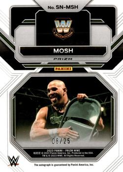 2023 Panini Prizm WWE - Sensational Signatures Prizms Mojo #SN-MSH Mosh Back