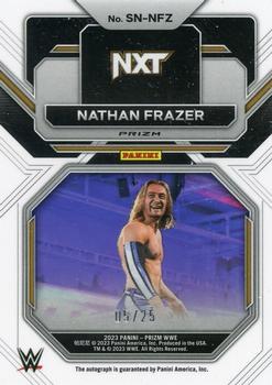 2023 Panini Prizm WWE - Sensational Signatures Prizms Mojo #SN-NFZ Nathan Frazer Back