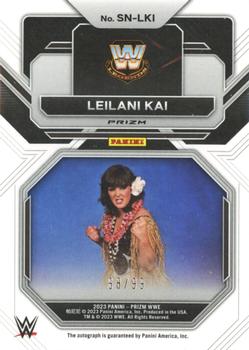 2023 Panini Prizm WWE - Sensational Signatures Prizms Red #SN-LKI Leilani Kai Back