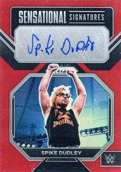 2023 Panini Prizm WWE - Sensational Signatures Prizms Red #SN-SDL Spike Dudley Front