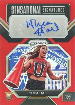 2023 Panini Prizm WWE - Sensational Signatures Prizms Red #SN-THL Thea Hail Front