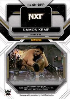2023 Panini Prizm WWE - Sensational Signatures Prizms Silver #SN-DKP Damon Kemp Back