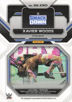 2023 Panini Prizm WWE - Sensational Signatures Prizms Silver #SN-XWD Xavier Woods Back