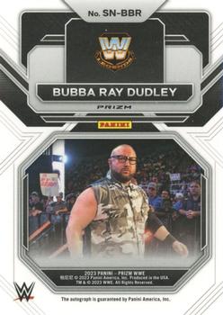 2023 Panini Prizm WWE - Sensational Signatures Prizms Under Card #SN-BBR Bubba Ray Dudley Back
