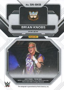 2023 Panini Prizm WWE - Sensational Signatures Prizms Under Card #SN-BKB Brian Knobs Back