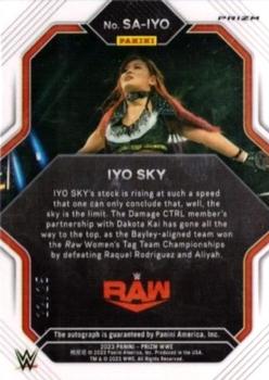 2023 Panini Prizm WWE - Superstar Autographs Prizms Mojo #SA-IYO IYO SKY Back