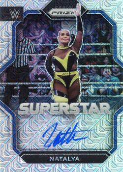 2023 Panini Prizm WWE - Superstar Autographs Prizms Mojo #SA-NTL Natalya Front