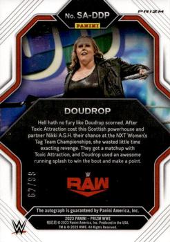 2023 Panini Prizm WWE - Superstar Autographs Prizms Red #SA-DDP Doudrop Back