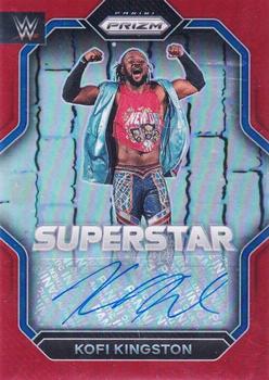 2023 Panini Prizm WWE - Superstar Autographs Prizms Red #SA-KKG Kofi Kingston Front