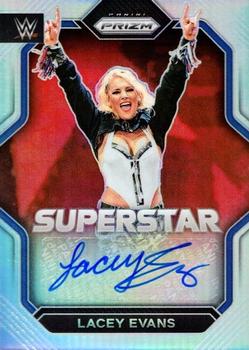 2023 Panini Prizm WWE - Superstar Autographs Prizms Silver #SA-LEV Lacey Evans Front