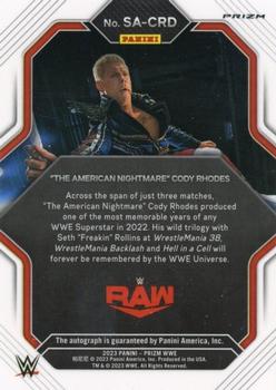 2023 Panini Prizm WWE - Superstar Autographs Prizms Under Card #SA-CRD 