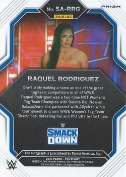 2023 Panini Prizm WWE - Superstar Autographs Prizms Under Card #SA-RRG Raquel Rodriguez Back