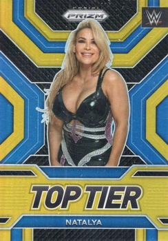 2023 Panini Prizm WWE - Top Tier Prizms Gold #18 Natalya Front