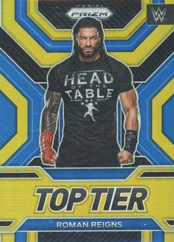 2023 Panini Prizm WWE - Top Tier Prizms Gold #30 Roman Reigns Front