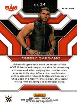 2023 Panini Prizm WWE - Top Tier Prizms Green #24 Johnny Gargano Back