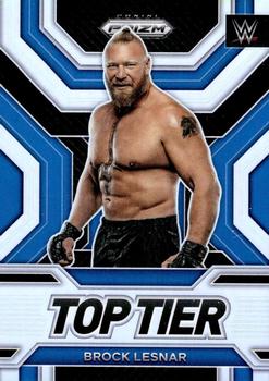 2023 Panini Prizm WWE - Top Tier Prizms Silver #1 Brock Lesnar Front