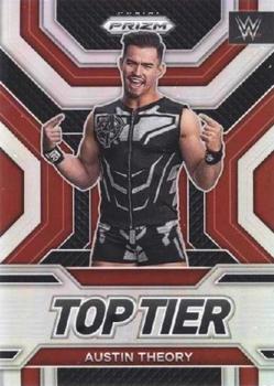 2023 Panini Prizm WWE - Top Tier Prizms Silver #4 Austin Theory Front