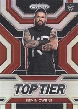 2023 Panini Prizm WWE - Top Tier Prizms Silver #6 Kevin Owens Front