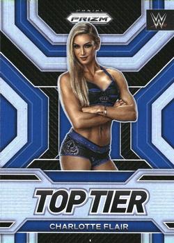 2023 Panini Prizm WWE - Top Tier Prizms Silver #31 Charlotte Flair Front