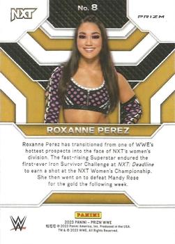 2023 Panini Prizm WWE - Top Tier Prizms Under Card #8 Roxanne Perez Back