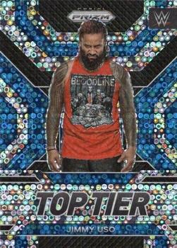 2023 Panini Prizm WWE - Top Tier Prizms Under Card #25 Jimmy Uso Front