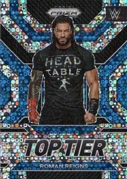 2023 Panini Prizm WWE - Top Tier Prizms Under Card #30 Roman Reigns Front