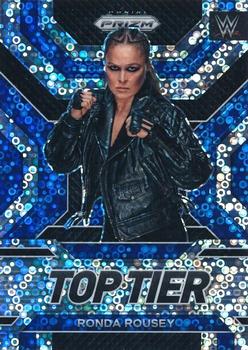 2023 Panini Prizm WWE - Top Tier Prizms Under Card #40 Ronda Rousey Front