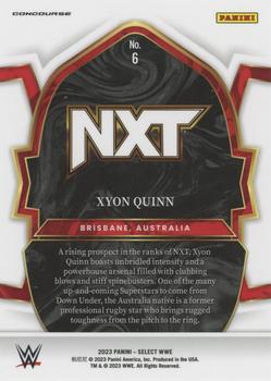 2023 Panini Select WWE #6 Xyon Quinn Back