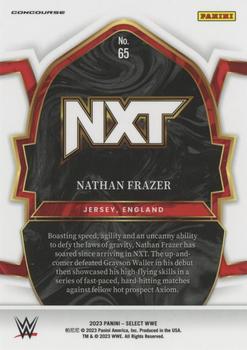 2023 Panini Select WWE #65 Nathan Frazer Back
