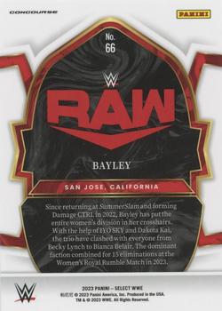 2023 Panini Select WWE #66 Bayley Back
