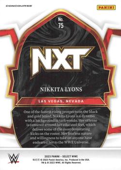 2023 Panini Select WWE #75 Nikkita Lyons Back