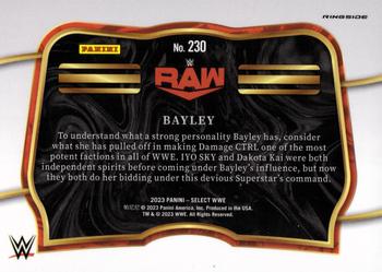 2023 Panini Select WWE #230 Bayley Back