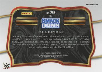 2023 Panini Select WWE #293 Paul Heyman Back