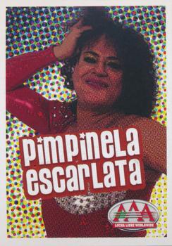 2019 Panini AAA Triplemania XXVII Album Stickers #115 Pimpinela Escarlata Front