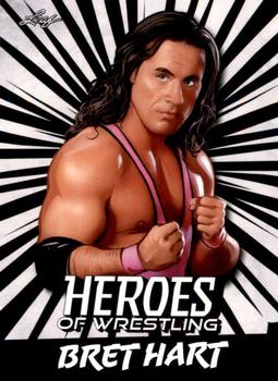 2023 Leaf Heroes of Wrestling #B-1 Bret Hart Front
