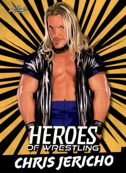2023 Leaf Heroes of Wrestling - Gold #B-2 Chris Jericho Front