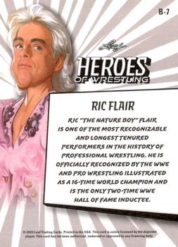 2023 Leaf Heroes of Wrestling - Gold #B-7 Ric Flair Back