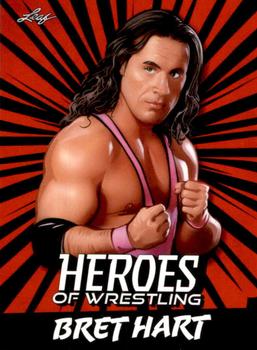 2023 Leaf Heroes of Wrestling - Red #B-1 Bret Hart Front
