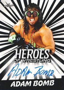 2023 Leaf Heroes of Wrestling - Autographs #BA-AB1 Adam Bomb Front
