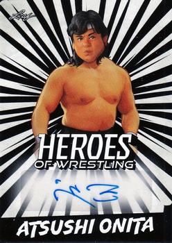 2023 Leaf Heroes of Wrestling - Autographs #BA-AO1 Atsushi Onita Front