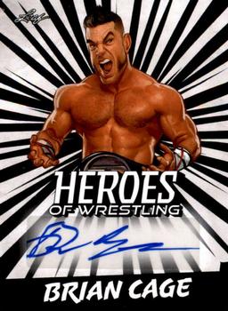 2023 Leaf Heroes of Wrestling - Autographs #BA-BC2 Brian Cage Front