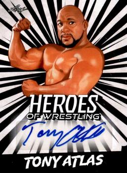 2023 Leaf Heroes of Wrestling - Autographs #BA-TA1 Tony Atlas Front