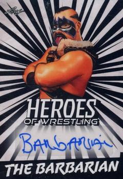 2023 Leaf Heroes of Wrestling - Autographs #BA-TB1 The Barbarian Front