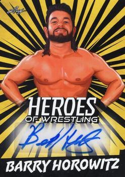 2023 Leaf Heroes of Wrestling - Autographs Gold #BA-BH1 Barry Horowitz Front